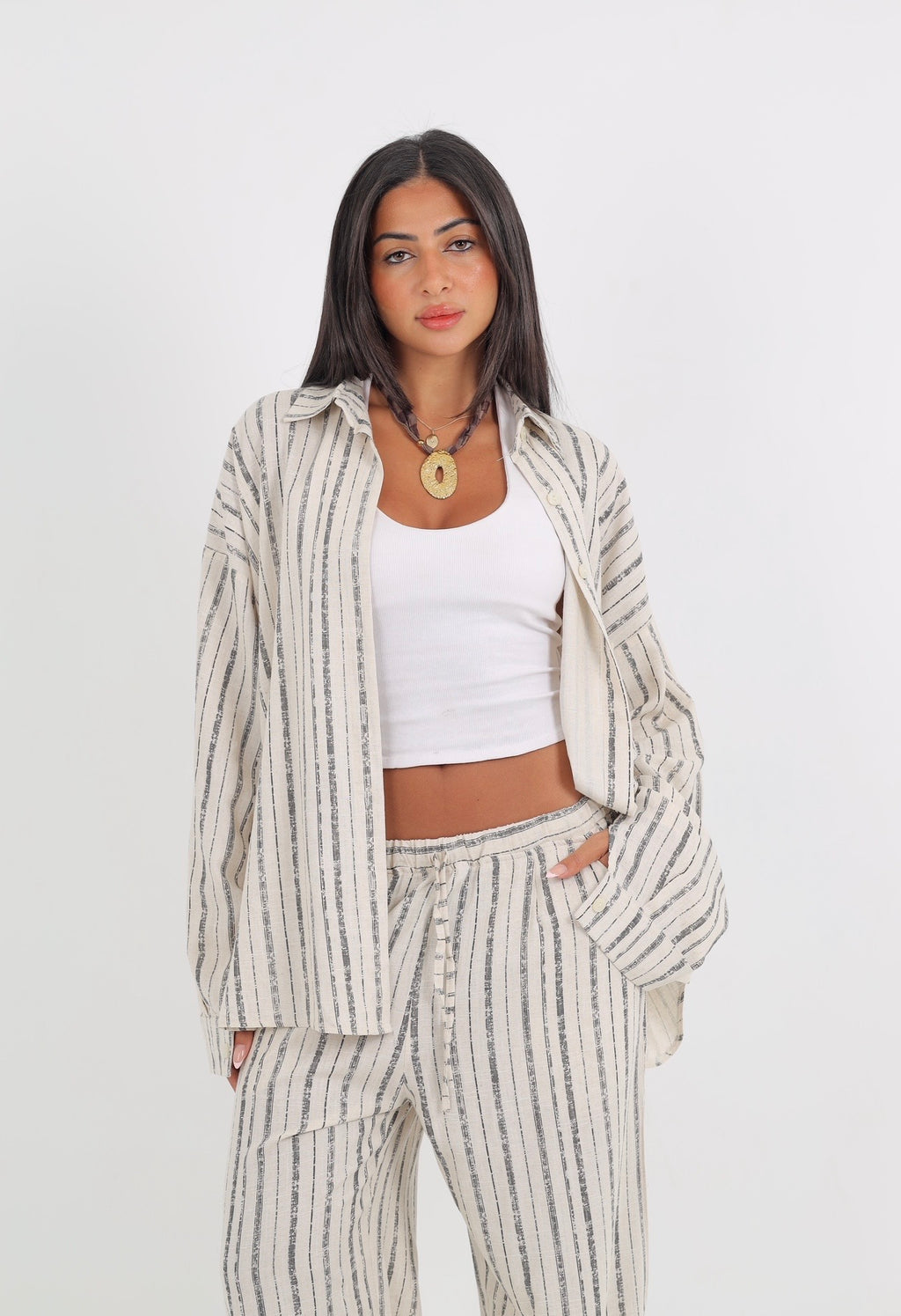 Oversized Linen Shirt