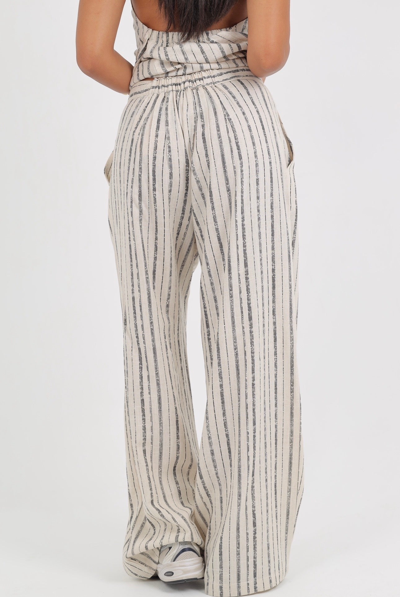 Button Linen Pants