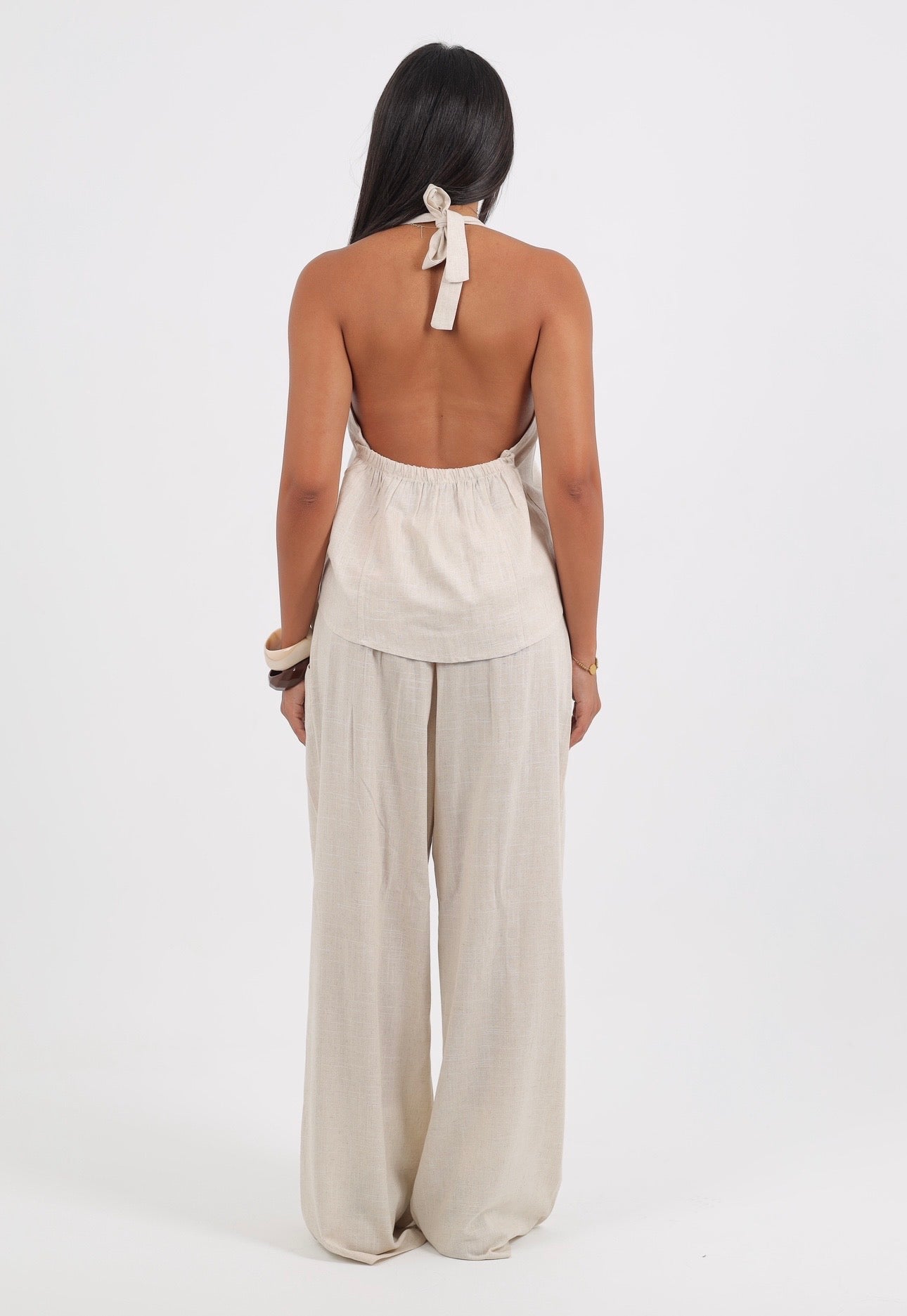 Halter Linen Vest
