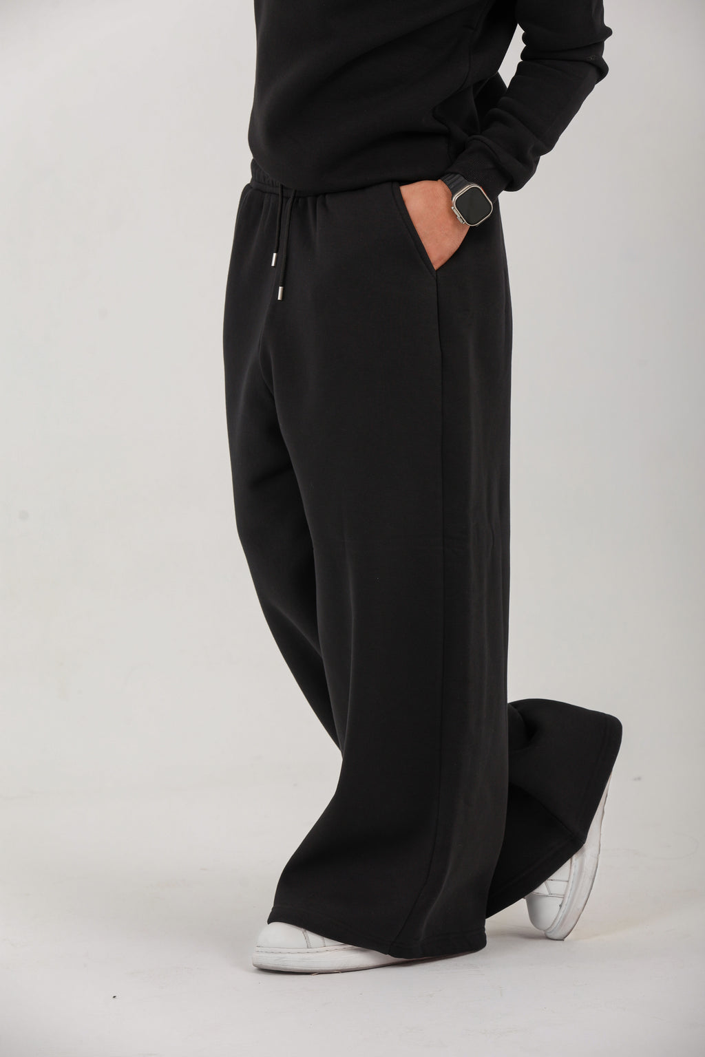 Oversized melton Sweetpant - Men