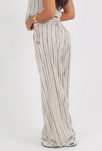 Button Linen Pants
