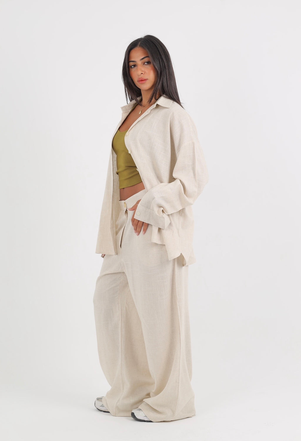 Oversized Linen Shirt