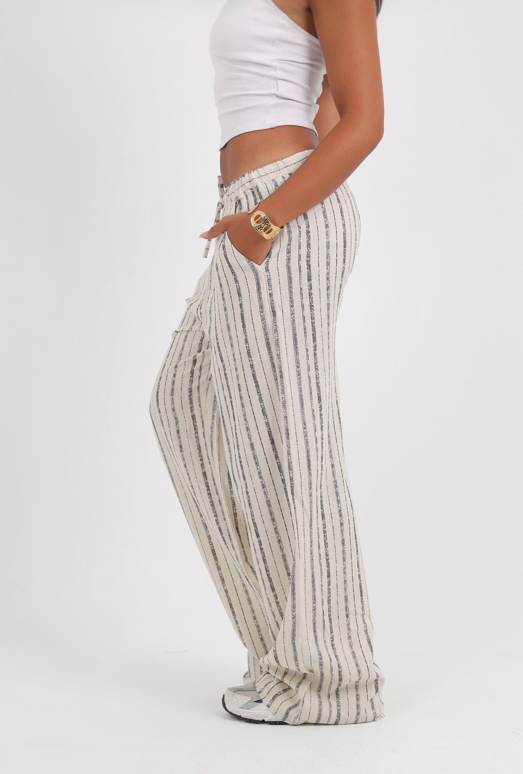 Drawstring Linen Pants