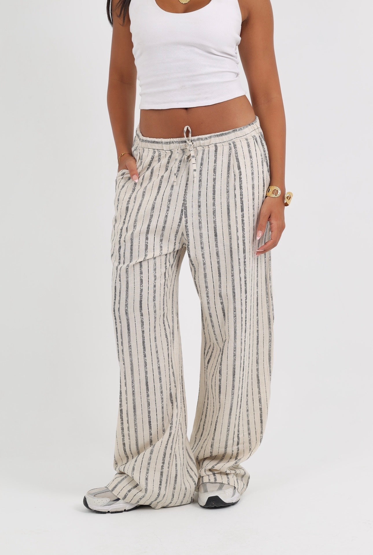 Drawstring Linen Pants