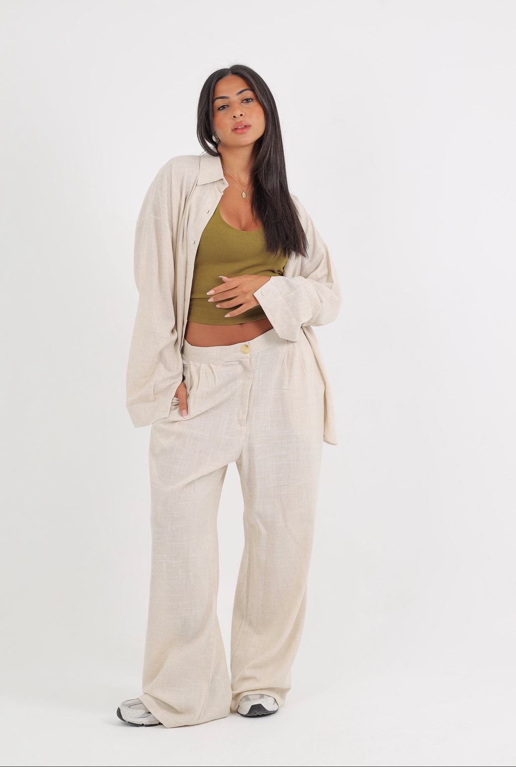 Oversized Linen Shirt