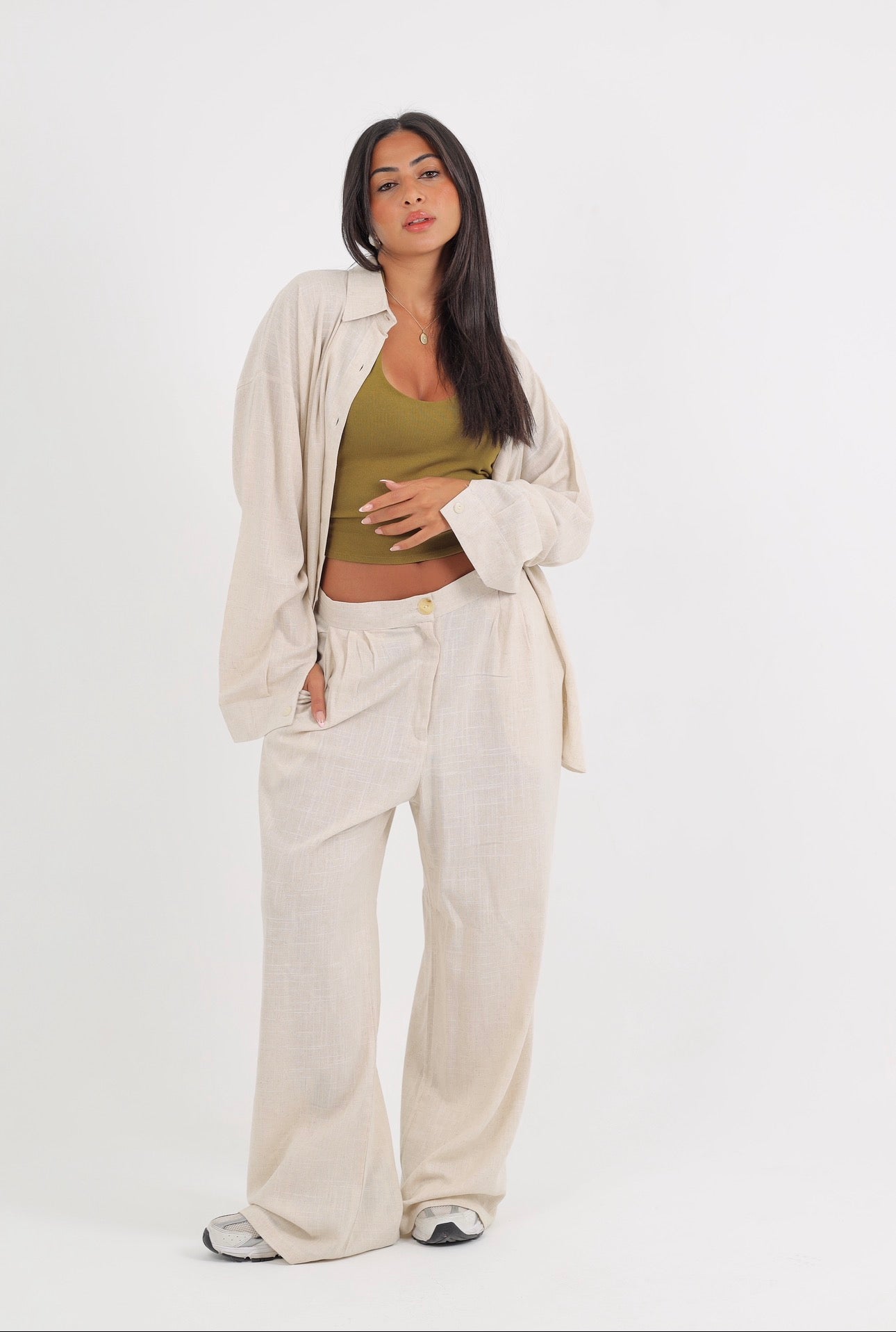 Oversized Linen Shirt