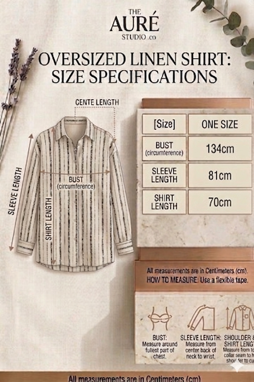 Oversized Linen Shirt